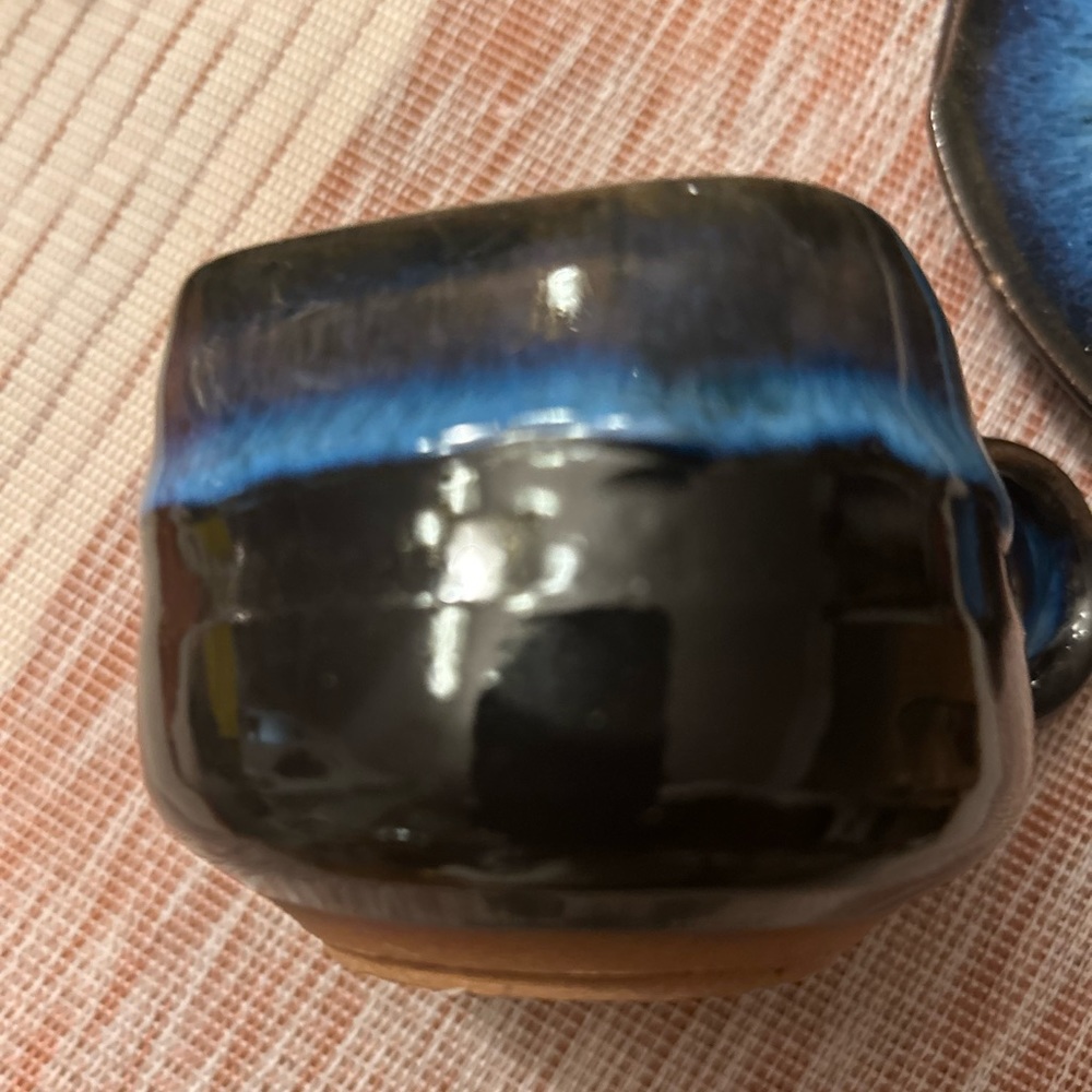 Glaze espresso cup and saucer
